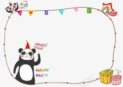 生日快乐相框可爱简单相框高清图片