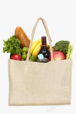 定制环保袋购物袋里的果蔬高清图片