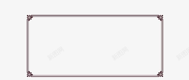 简约边框png免抠素材_88icon https://88icon.com 变宽 唯美 简约 边框 邀请函