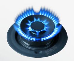 煤气煤气灶火焰蓝色节能高清图片