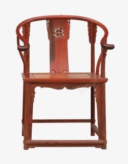 中式简洁大方镂空雕花椅素材