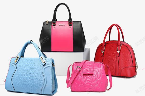 四种不同款式的女士包包png免抠素材_88icon https://88icon.com 不同 包包 包包款式 女士 女士包包 款式