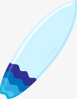 夏季蓝色冰块世界海洋日蓝色冲浪板高清图片