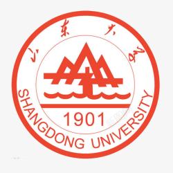 山东大学红色圆环醒目山东大学标徽高清图片