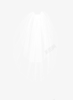 婚纱头纱白色头纱高清图片