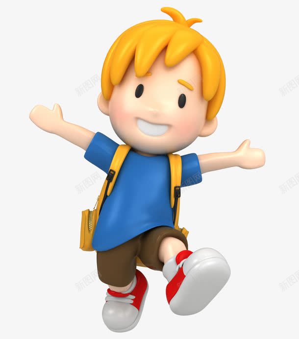 手绘儿童png免抠素材_88icon https://88icon.com 学习 学生 孩子 欢快 男童