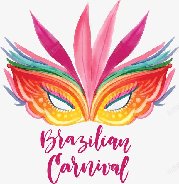 粉红羽毛面具嘉年华png免抠素材_88icon https://88icon.com 嘉年华 巴西嘉年华 狂欢节 狂欢节道具 矢量png 粉红色 羽毛面具