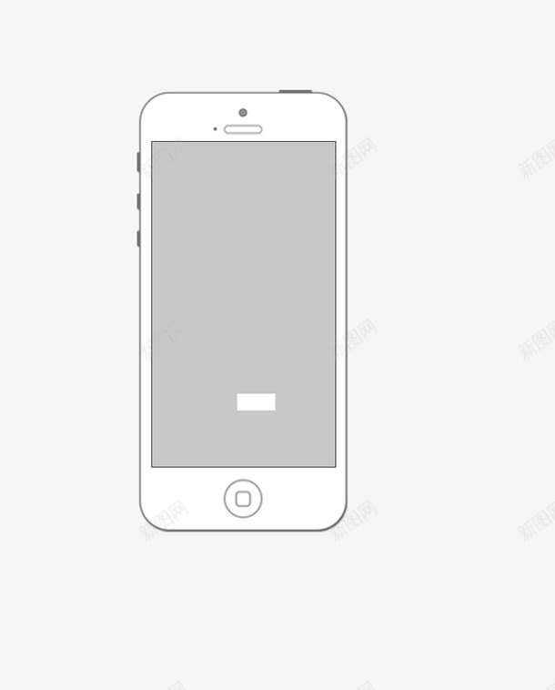 苹果手机png免抠素材_88icon https://88icon.com 手机 模板 白色 苹果