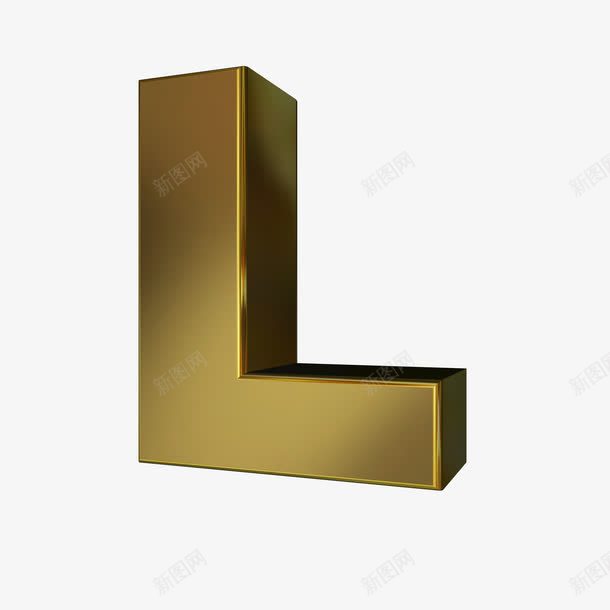 金属字母Lpng免抠素材_88icon https://88icon.com L 大写 字母 立体 素材 艺术字 英文 装饰 金属字