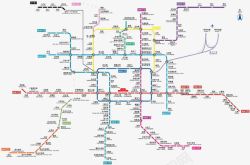 地铁地图北京地铁线路图高清图片