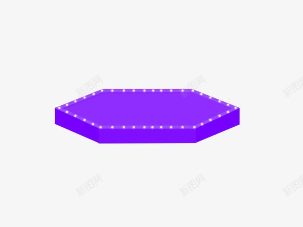 跑马灯舞台png免抠素材_88icon https://88icon.com 双十二 双十二免费素材 双十二图片 双十二素材 紫色 舞台