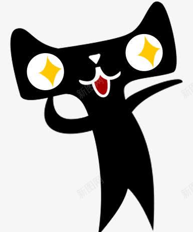 天猫表情png免抠素材_88icon https://88icon.com 卡通 天猫 形象 猫头