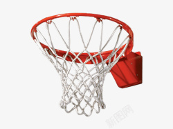 红色篮球框素材
