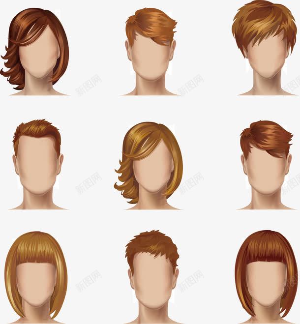人物金色头发模板png免抠素材_88icon https://88icon.com 人物 发型 发型模板 头像 头发 头发丝 金发