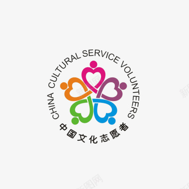 中国文化素材中国文化志愿者工会图标图标