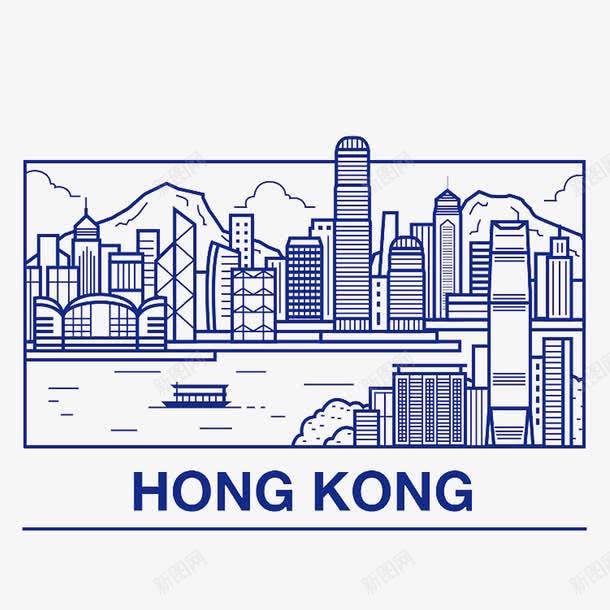 线稿香港城市png免抠素材_88icon https://88icon.com 中华人民共和国香港特别行政区 中国香港 底纹 我爱香港 海报设计 线稿 老香港 香港卡通 香港城市 香港景区