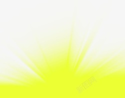 黄色放射性光效图素材