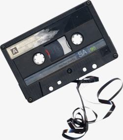音乐磁带黑色音乐磁带怀旧高清图片