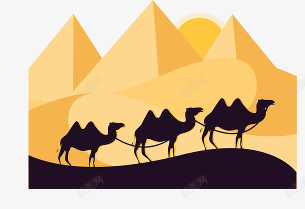 埃及金字塔沙漠骆驼png免抠素材_88icon https://88icon.com 埃及 埃及旅游 沙漠 矢量png 金字塔 骆驼