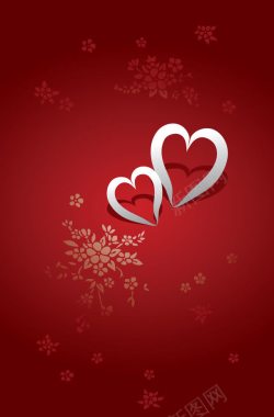 情人节背景边框背景