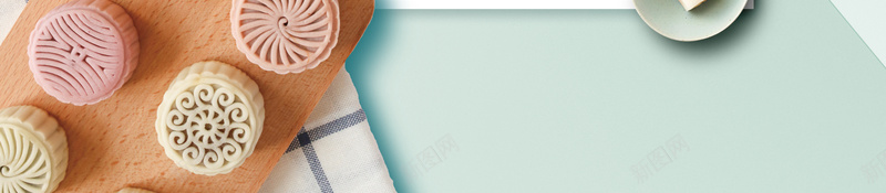 小清新中秋节苏式月饼宣传海报psd设计背景_88icon https://88icon.com 中秋月饼 中秋节 传统美食 八月十五 月饼促销 绿色 苏式月饼 边框