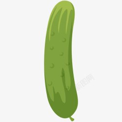 卡通蔬菜水果字母I素材