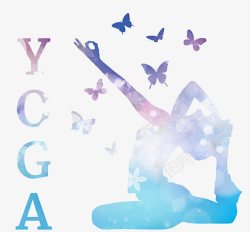 瑜伽教练海报瑜伽高清图片