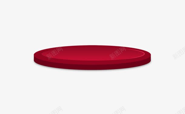 暗红色圆形商品展示台png免抠素材_88icon https://88icon.com 商品展示台 圆形 暗红色 立体 装饰图案