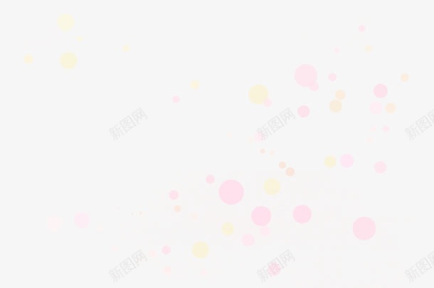 粉色黄色圆点光效png免抠素材_88icon https://88icon.com 圆点 粉色 黄色