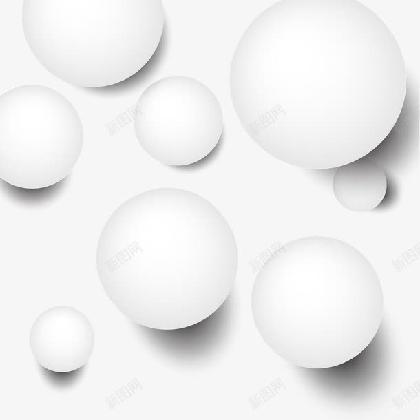 白色立体圆球png免抠素材_88icon https://88icon.com 几何图形 几何图案 圆形 圆形图案 圆球 扁平化图案