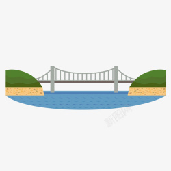 八道桥中国著名景区景点珠港澳大桥矢量图高清图片