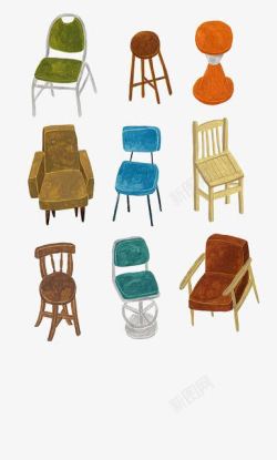 椅子合集素材
