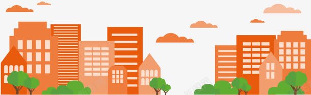 彩色城市楼群banner装饰png免抠素材_88icon https://88icon.com banner装饰 云朵 剪纸 城市 城市景观设计 彩色城市楼群 房屋建筑 树木 绿树