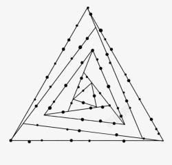 墨迹圆点线条三角形素材