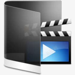 video黑视频文件夹图标高清图片