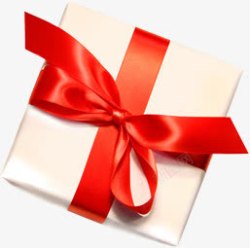 礼物盒包装红色蝴蝶结素材