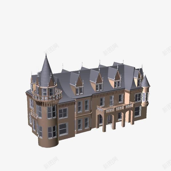 国外建筑效果图png免抠素材_88icon https://88icon.com 别墅装修3D效果图 国外建筑效果图 复式房子立体图 房屋修建模型图 欧式房屋户型图 立体房屋