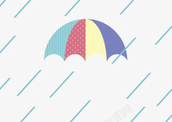 简约创意雨伞背景图素材