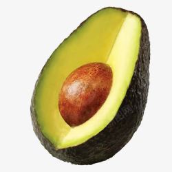 切开的牛油果素材