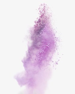 紫色简约烟雾灰尘装饰图案素材