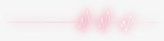 粉色的长发粉色线条心电图标签图标