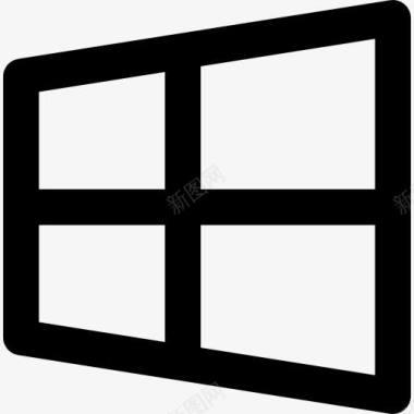 计算机程序Windows8徽标图标图标