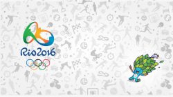 2016年运动会2016里约奥运会吉祥物展板高清图片