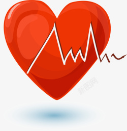 心脏跳动国际红十字日红色心脏高清图片