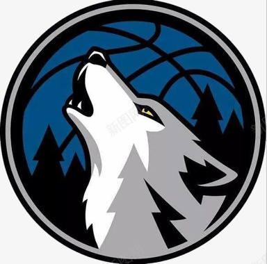 收纳篮NBA明尼苏达森林狼队标志图标图标