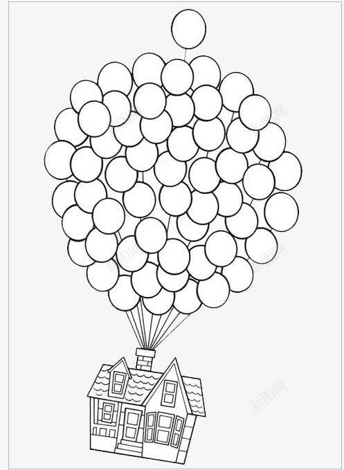 气球飞屋png免抠素材_88icon https://88icon.com 会飞的房子 卡通飞屋 彩色气球 彩色气球带着房子飞 房子 手绘飞屋 气球带着房子飞 气球带着飞的房子 热气球 空中飞的屋子 飞向天空的房子 飞屋 飞屋环游记 飞起的房子