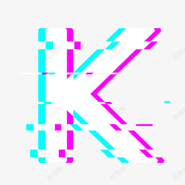 抖音风格英文字母Kpng免抠素材_88icon https://88icon.com logo 彩色叠加 彩色英文字母 抖音图标 抖音贴图 抖音风格 紫色 英文字母K 英文字母大写K 蓝色 蓝色紫色叠印