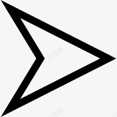 三角结构右箭头图标图标