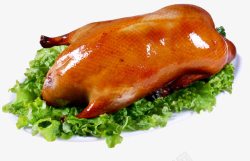 烧鸭食品产品实物果木烤鸭高清图片