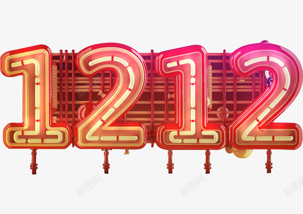 1212数字png免抠素材_88icon https://88icon.com 1212 数字 素材 红色